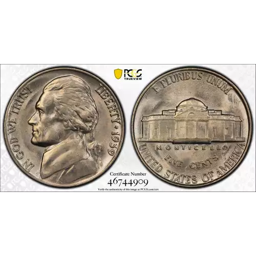 Nickel Five Cent Pieces-Jefferson