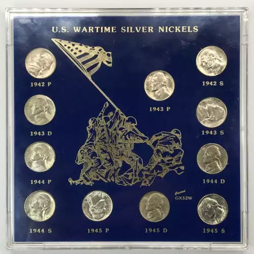 Nickel Five Cent Pieces-Jefferson