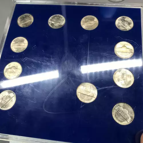 Nickel Five Cent Pieces-Jefferson