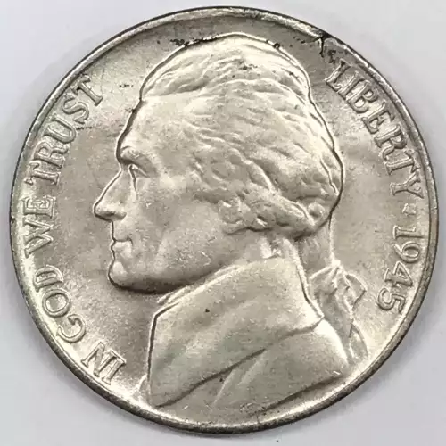 Nickel Five Cent Pieces-Jefferson