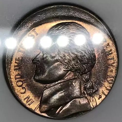 Nickel Five Cent Pieces-Jefferson