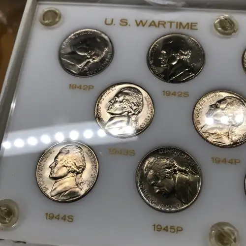 Nickel Five Cent Pieces-Jefferson (3)