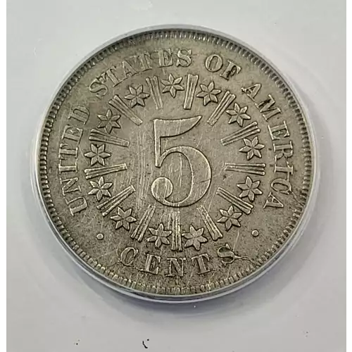Nickel Five Cent Pieces-Shield 1866-1883 (4)