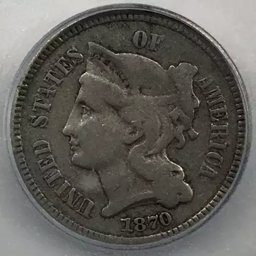 Nickel Three Cent Pieces 1865-1889 (2)