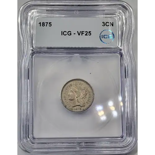 Nickel Three Cent Pieces 1865-1889