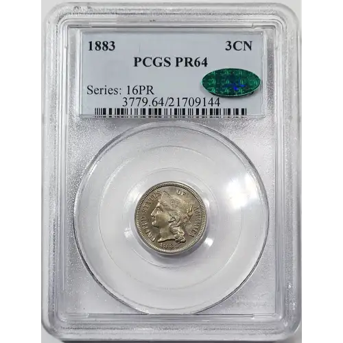 Nickel Three Cent Pieces 1865-1889