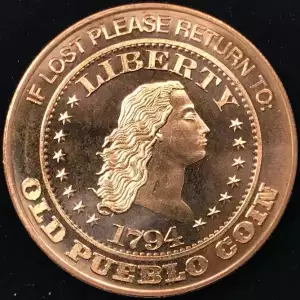 Old Pueblo Coin 1 oz Copper Round $2.50 Good for Token
