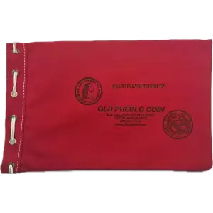 Old Pueblo Coin Drawstring Canvas Bag - 11