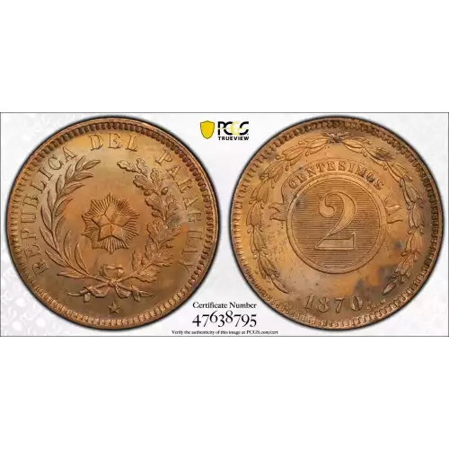 PARAGUAY Copper CENTESIMO (3)