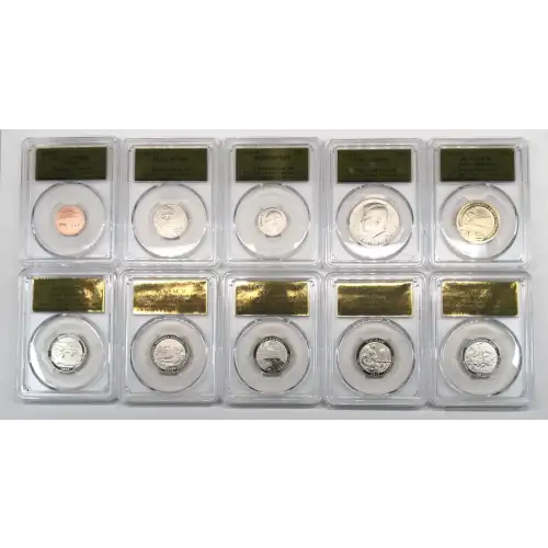 Proof and Mint Sets -Mint Sets--10 Coin Set ($2.91 FV) -- Set (Any Year)