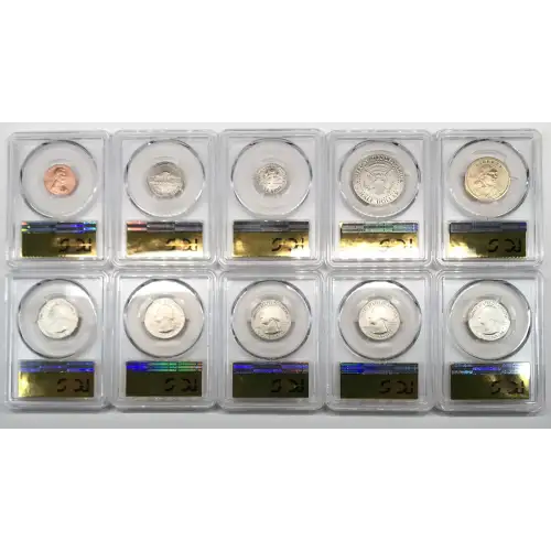 Proof and Mint Sets -Mint Sets--10 Coin Set ($2.91 FV) -- Set (Any Year) (4)