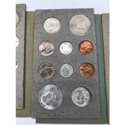 Proof and Mint Sets -Mint Sets--Uncirculated Set PDS ($5.46 FV) -- Set (1951-1954) (3)