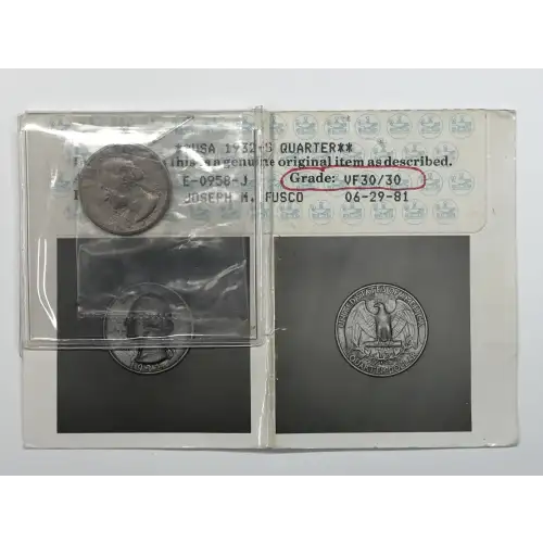 Quarter Dollars-Washington-Silver 1932-1964