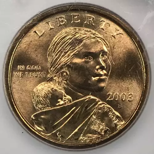 Sacagawea 2000-2008 - Brass Dollar (2)