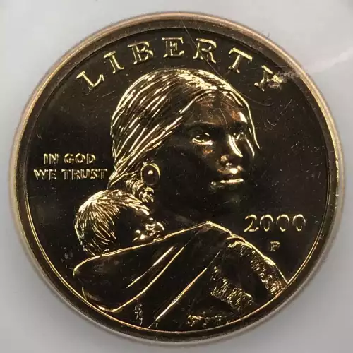 Sacagawea 2000-2008 - Brass Dollar (3)