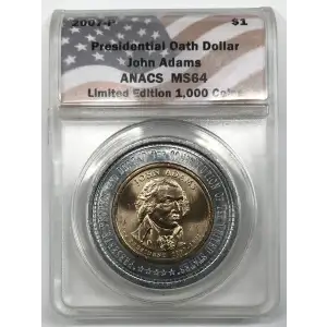 Dollars---Presidential 2007-2016, 2020 -Brass- 1 Dollar