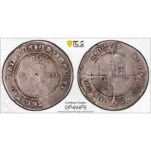 1551-53 Tun Privy Great Britain Silver Shilling PCGS VG Details (2)