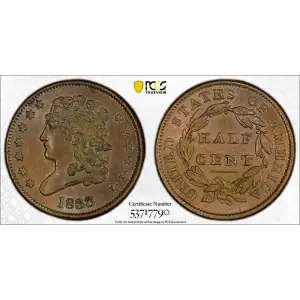 1833 1/2C, BN
