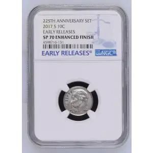 2017 EARLY RELEASES 225TH ANNIVERSARY SET ENHANCED FINISH (2)