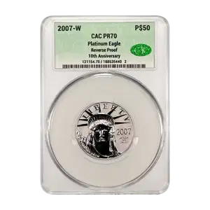 2007-W Platinum Eagle P$50 Reverse Proof (Proof) (2)