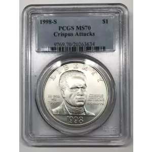 1998-S $1 Crispus Attucks