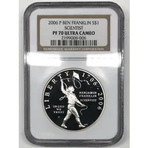 2006 BENJAMIN FRANKLIN SCIENTIST ULTRA CAMEO (2)
