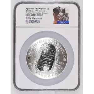 2019 P Apollo 11 50th Anniv. First Releases First 5oz Commemorative ULTRA CAMEO (2)