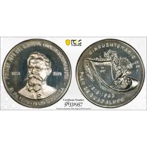 1963 Medal Grove-P-50a Ag Venustiano Carranza