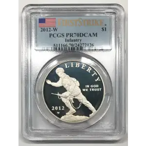 2012-W $1 Infantry First Strike, DCAM