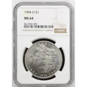 1904 O Morgan Silver Dollar NGC MS-64 (2)