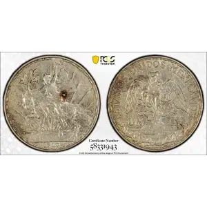 1910 Peso Caballito KM-453  Ag
