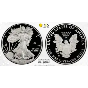 2020-W $1 Silver Eagle - v75 Privy, DCAM (2)