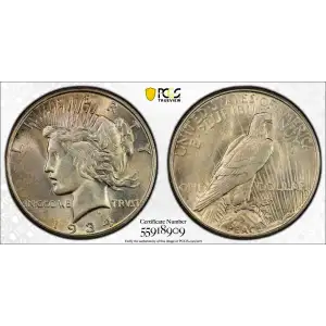 1934 S Peace Silver Dollar PCGS AU-58 CAC