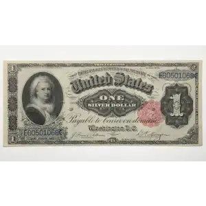 $1 1891 Small red, scalloped Silver Certificates 223