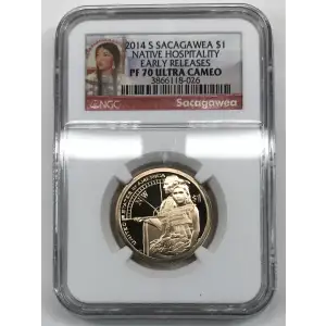 Dollars---Native American 2009-Present -Brass- 1 Dollar