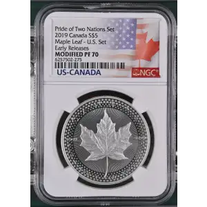 2019 Maple Leaf - U.S. Set Early Releases Pride of Two Nations Set (2)