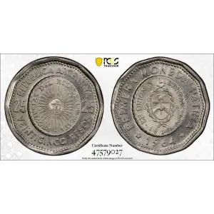 1964 25 Peso KM-61