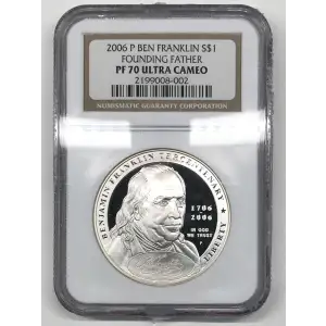 2006 BENJAMIN FRANKLIN FOUNDING FATHER ULTRA CAMEO
