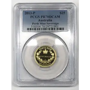 Australia Gold Sovereign $25 (generic)