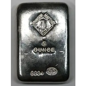 - 5 oz Silver Bar Johnson Matthey USA generic (2)
