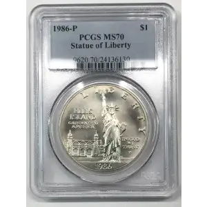 1986-P $1 Statue Of Liberty