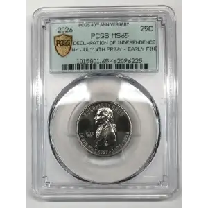 2026 25C Declaration of Independence w/ July 4th Privy - Early Find (3)