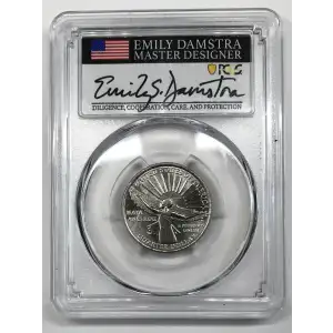 2022-D 25C Maya Angelou First Strike Emily S. Damstra