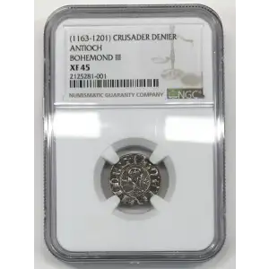 (1163-1201) ANTIOCH BOHEMOND III, MAJORITY (3)