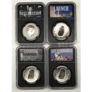 Modern Commemoratives ---Apollo 11 50th Anniversary 2019 -Copper-Nickel- 0.5 Dollar
