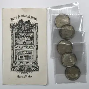 Classic Commemorative Silver--- York County, Maine, Tercentenary 1936 -Silver- 0.5 Dollar