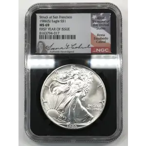 1986(S) Struck at SF Mint (4)