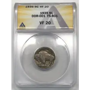 Nickel Five Cent Pieces-Indian Head or Buffalo 1913-1938