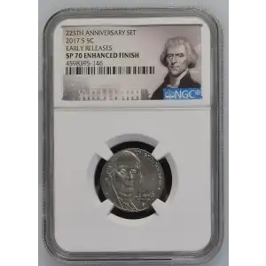2017 EARLY RELEASES 225TH ANNIVERSARY SET ENHANCED FINISH (2)