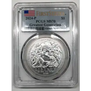 2024-P $1 Greatest Generation First Strike